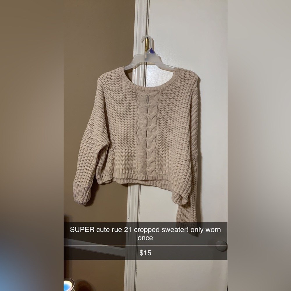 cropped sweater